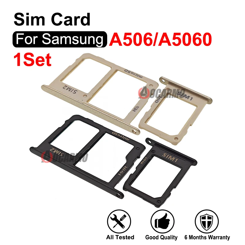 

Для Samsung Galaxy A6 Plus A6 + SM-605 2018 A9 Star Lite SM- A6050 с двумя Sim-картами Sim-лоток держатель для макросъемки запасные части