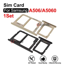 For Samsung Galaxy A6 Plus A6+ SM-605 2018 A9 Star Lite SM- A6050 Dual Sim Card Sim Tray MacroSD Holder Slot Replacement Parts