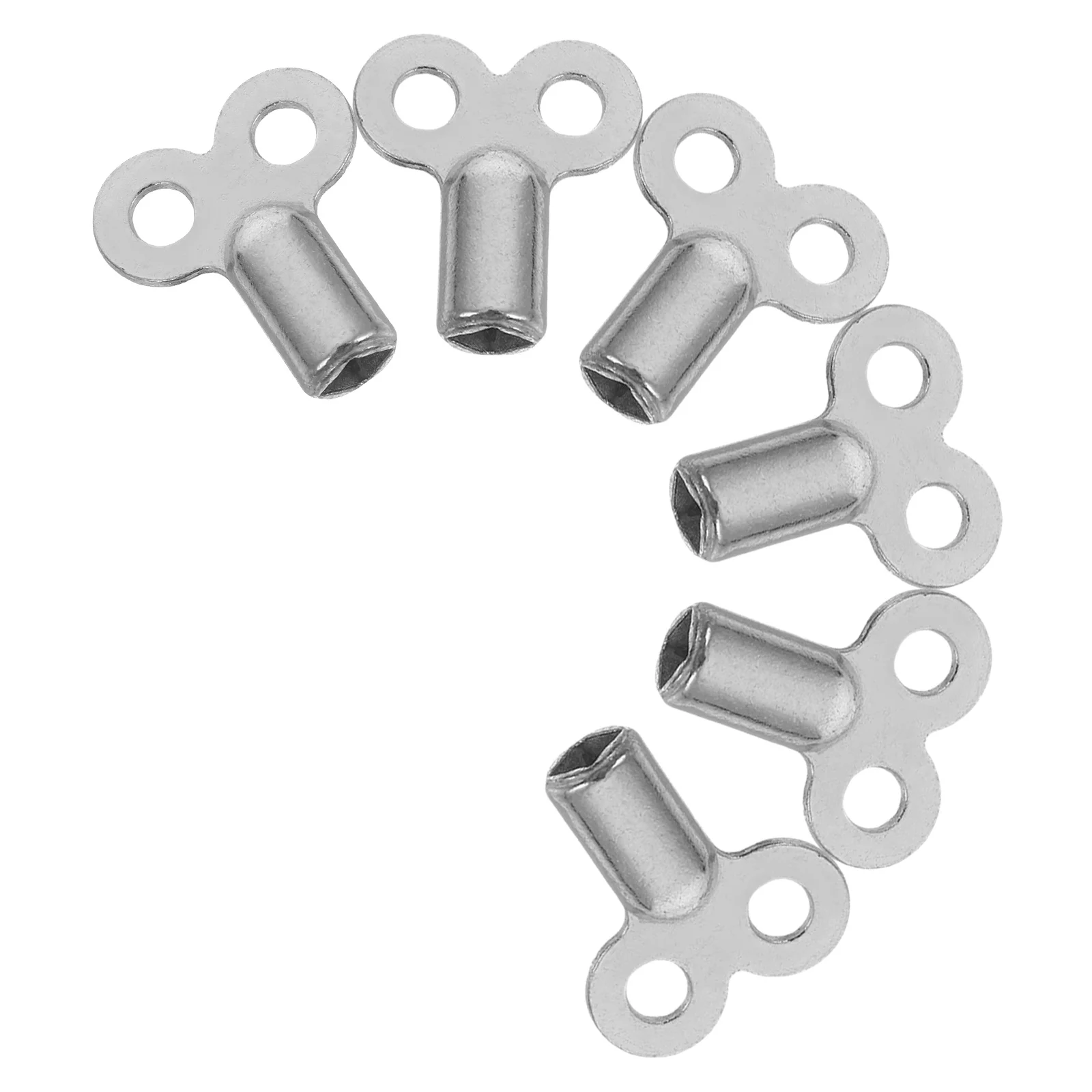 

6pcs Radiator Valves Keys Universal Radiator Key Bleed Key For Home Heating Durable Portable Plumbing Tool Pre-Drilled Hole