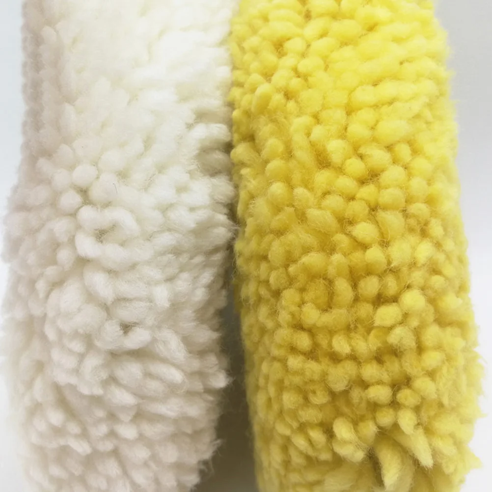 

Double Side Waxing Wool Wheel Polishing Pads Buffer For Car Yellow Durable Soft Fine Material Ideal For Polishing Sealing Car