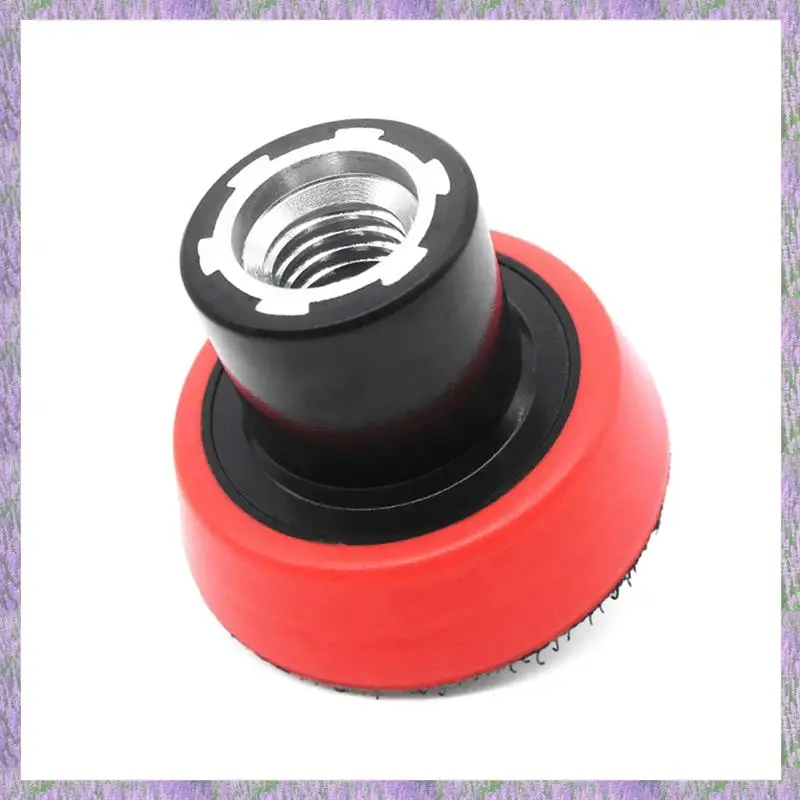A63K-1/2/3 Inch Plate Backing Pad Sanding Polishing Pad Holder For Car Wash Care Sponge Pad Backer Disc M14 Easy To Use
