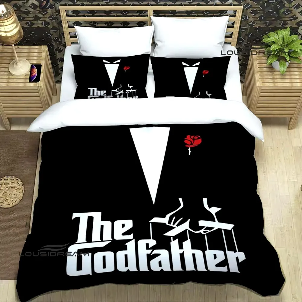 

The Godfather printed Bedding Sets exquisite bed supplies set duvet cover bed comforter set bedding set luxury birthday gift