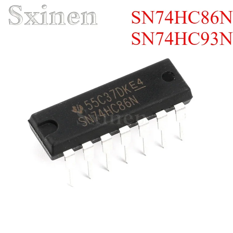 

10 шт./лот SN74HC86N/HD74HC86P SN74HC93N/HD74HC93P DIP14