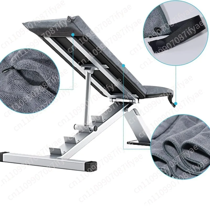 Fitness towel with zipper pocket gym bench with microfiber sweat towel absorbent soft towel