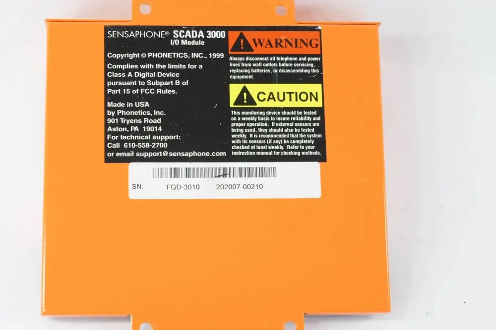 SCADA 3000 FGD-3010 I/O UNIVERSAL INPUT MODULE