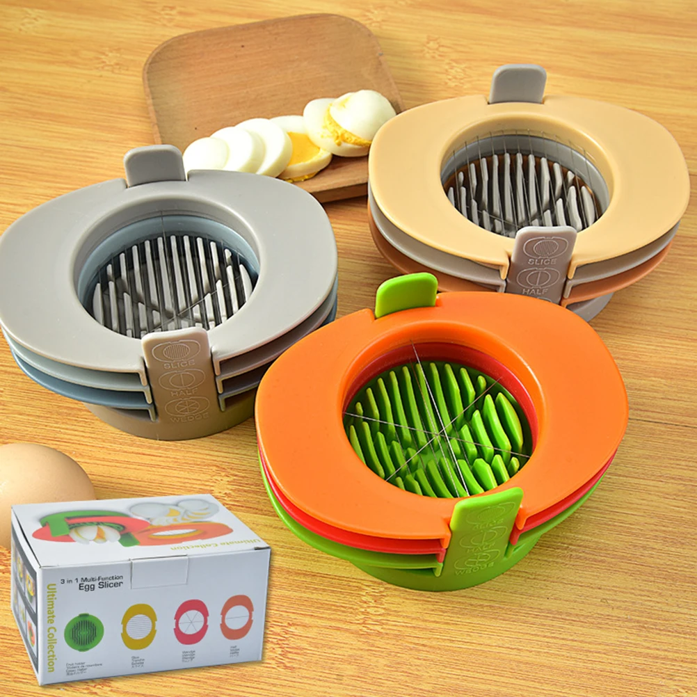 

Egg Heavy Duty Slicer Splitter Kitchen Separators Dividers Stainless Steel Triple