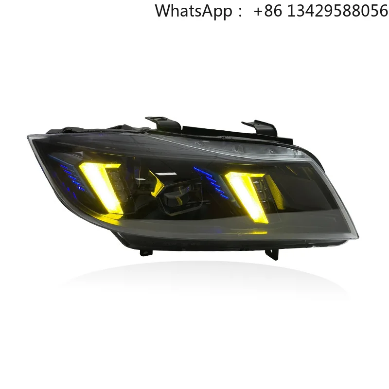 

New Double-color for 3 Series E90 (2004-2011) LED Headlight Snake Eye Style Modified Yellow White Daytime Running Lights Car