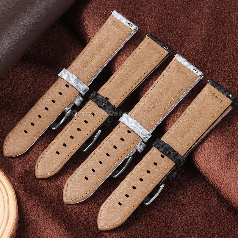 Винтажный нейлоновый кожаный ремешок 20 мм 22 мм, ремешок для часов Seiko для Omega, браслет, быстросъемный универсальный браслет для мужчин и женщин