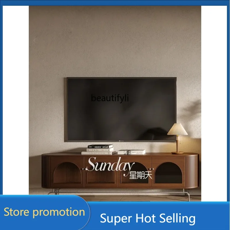 

a485 Modern simple TV cabinet old wooden retro bucket cabinet all solid wood wabi-sabi wind locker furniture