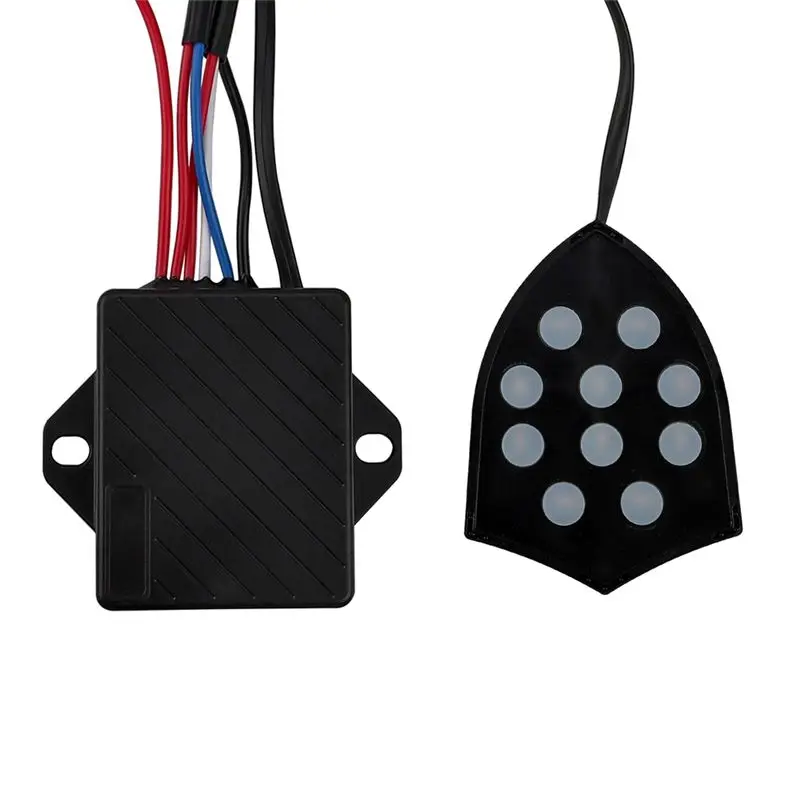 12V Universal Electronic Auto Horn - 10 Musical Sounds Snail Trumpet With Controller Top-Rated