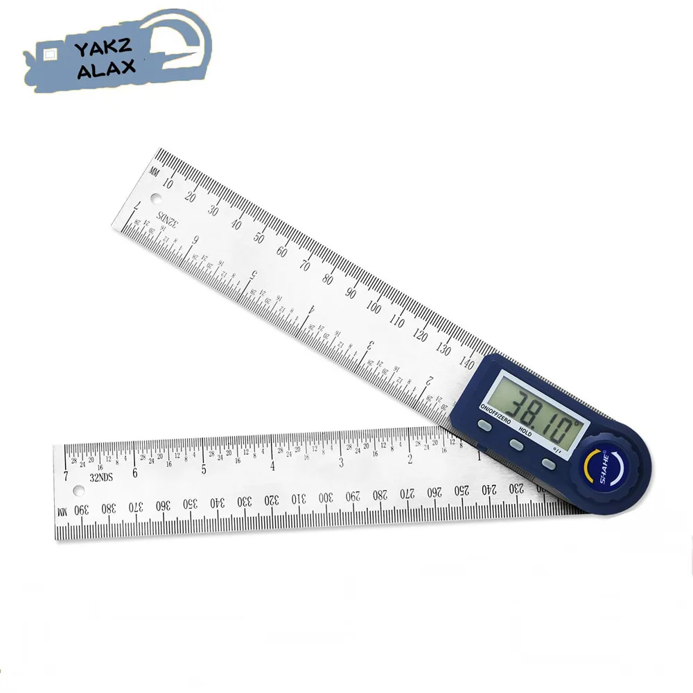 

200mm Steel Digital Angle Ruler Electronic Protractor Stainless Inclinometer Angle Finder Digital Angle Gauge