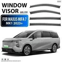 For MAXUS Mifa 7 2023 2024 Accessories Window Visors Weathershields Rain Guard Door Visor Vent Shades Ventvisor Bright Strip