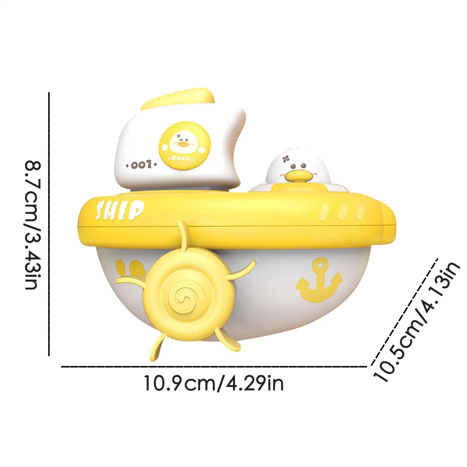 Barco de piscina, juguete educativo divertido para bañera, divertido juego de baño interactivo con manivela para ducha, diversión para el hogar, playa, piscina para niños y niñas