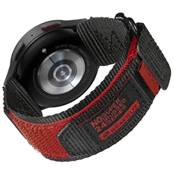 Hemsut Quick Release Nylon Watch Band for Samsung Galaxy Watch 4 42mm 46mm Black Replacement Bracelet for Xiaomi Watch 20mm 22mm