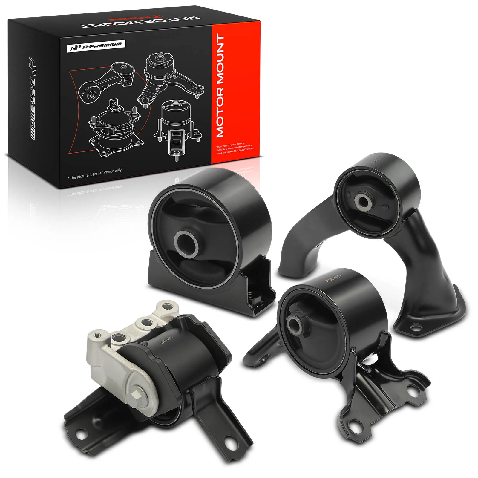A-Premium 4pcs Engine Motor Mount & Transmission Mount for Mitsubishi Lancer 2008-2017 RVR Outlander Sport 2011-2021