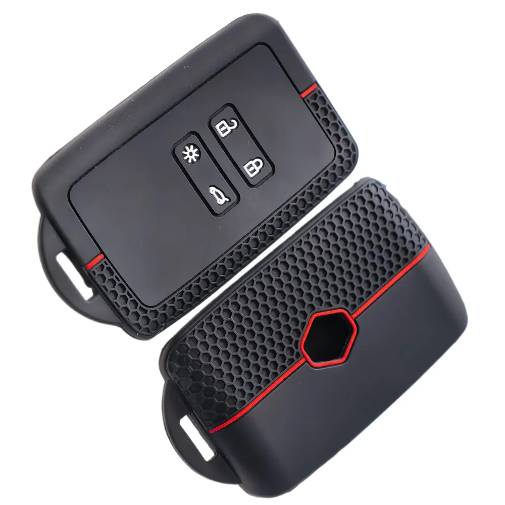 

Силиконовый чехол для ключей от машины Dacia Logan 3 для Renault Captur Zoe Espace 5 Clio Megane 4 Arkana Arcan, чехол для ключей