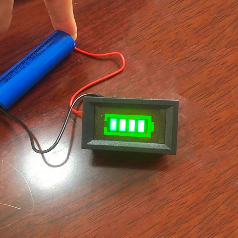 

Two-line Electric Vehicle Voltage Meter, Battery, Battery Charge Percentage Display Meter