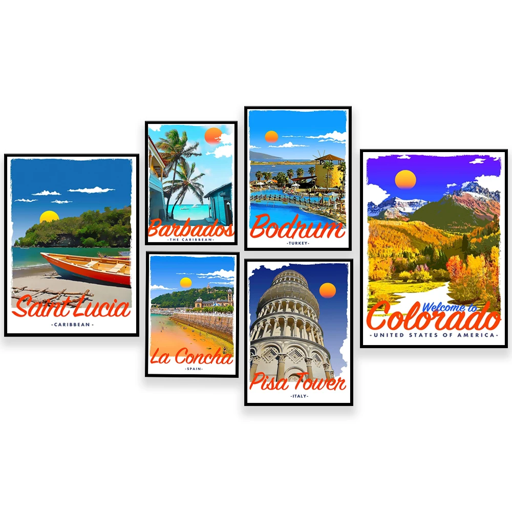 

USA Colorado, Holywood, Spain, Italy, Ibiza, San Sebastian Spain, Turkey, Caribbean Barbados, Saint Lucia Caribbean Travel Poste