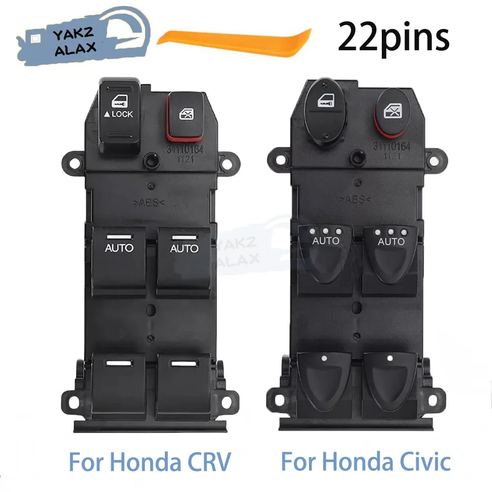 35750-SMG-G02 для Honda Civic 2005-2011 35750-TM8-G11 35750-SWA-G01 для Honda CRV 2008-2011, кнопка переключения управления окном LHD