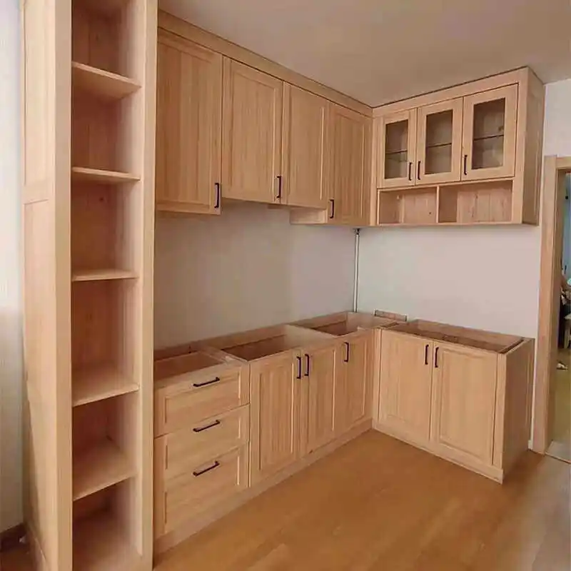 Japanese cypress tatami custom wardrobe bookcase cloakroom whole house custom furniture factory direct sales