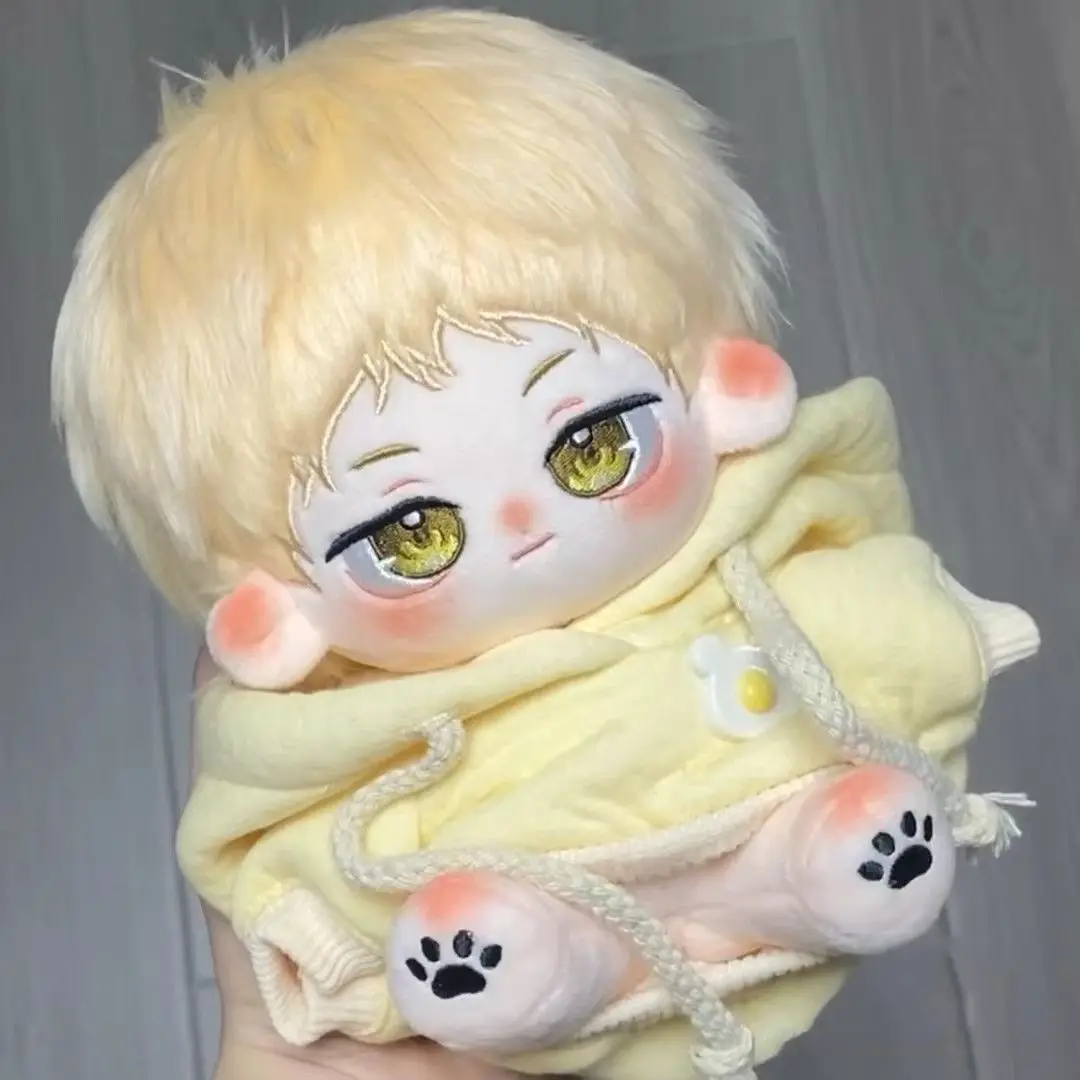 20CM Anime Haikyuu!! Shoyo Hinata Kei Tsukishima Tobio Kageyama Property Cosplay Dress UP Clothing Xmas Gift Plush Cotton Doll