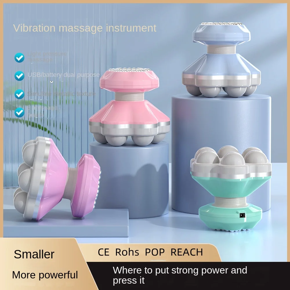 Cabeça elétrica massageador 3d sem fio couro cabeludo massageador à prova dwaterproof água massagem corporal cuidados de saúde ombro pescoço tecido profundo amassar massagem