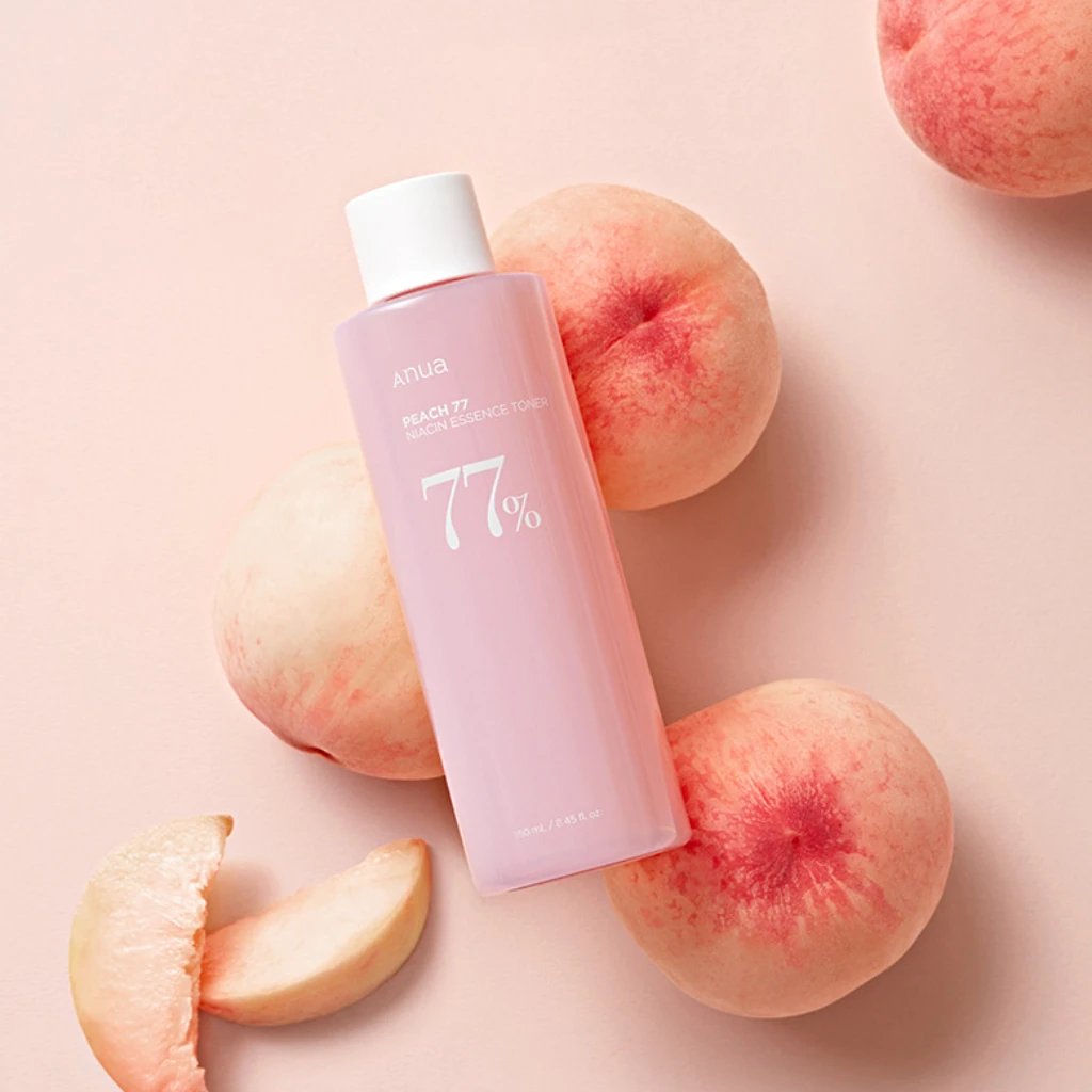 Anua Peach 77 Niacinamide Essence Toner 250ml/Essence 30ml Moisturizing, calming sensitive skin, brightening skin tone