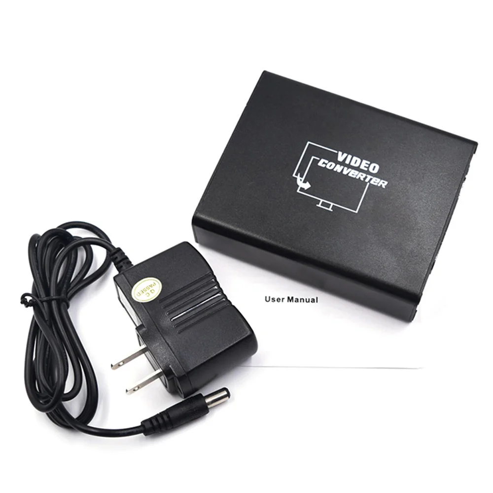 HDMI-Compatible to SCART Interface HD Video Converter with EU US UK AU Power adapter TV Gaming Converter Box