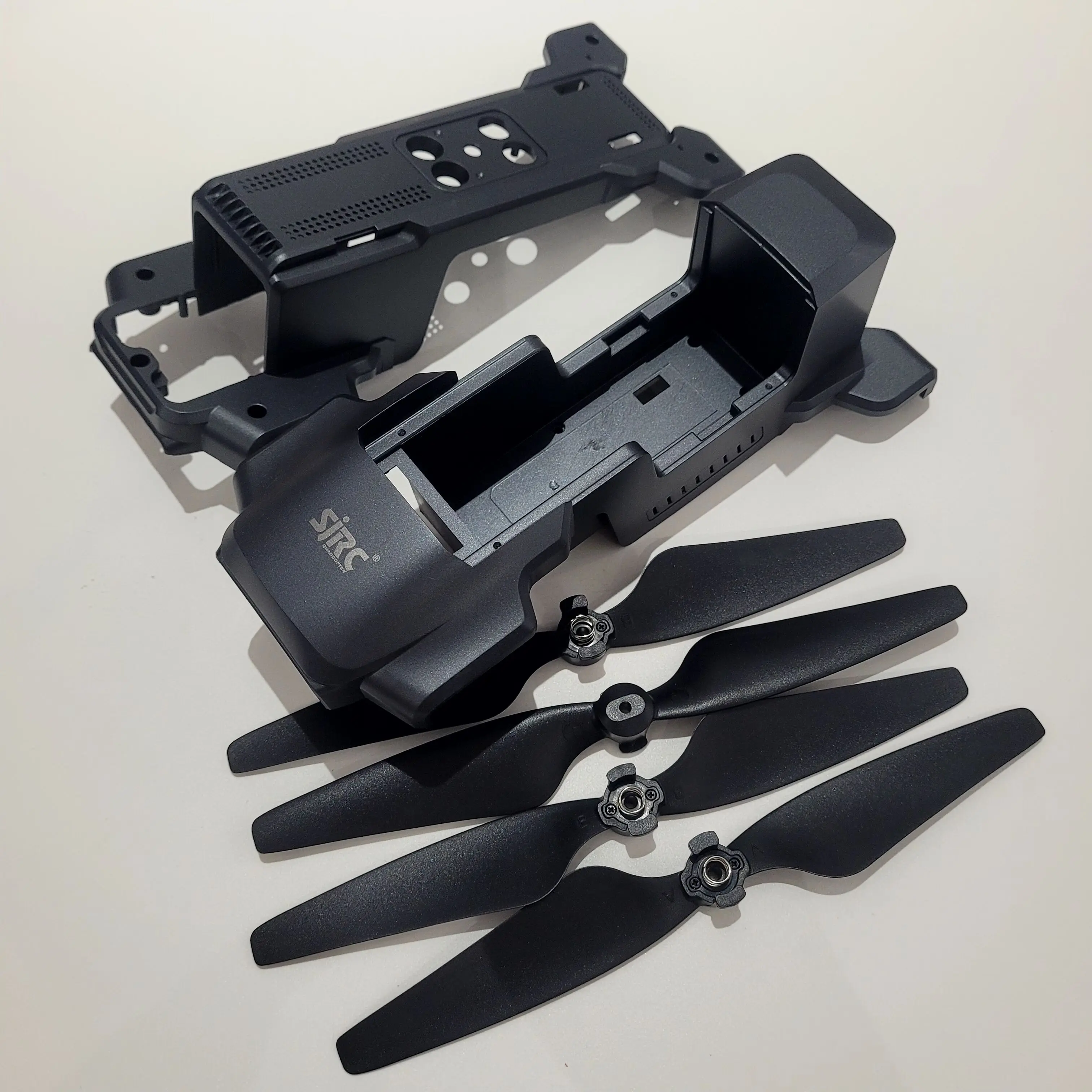 SJR/C F22 F22S GPS Drone Original Spare Part F22S Propeller Blade Maple Leaf / Up Down Body Shell Body Frame Part Accessory