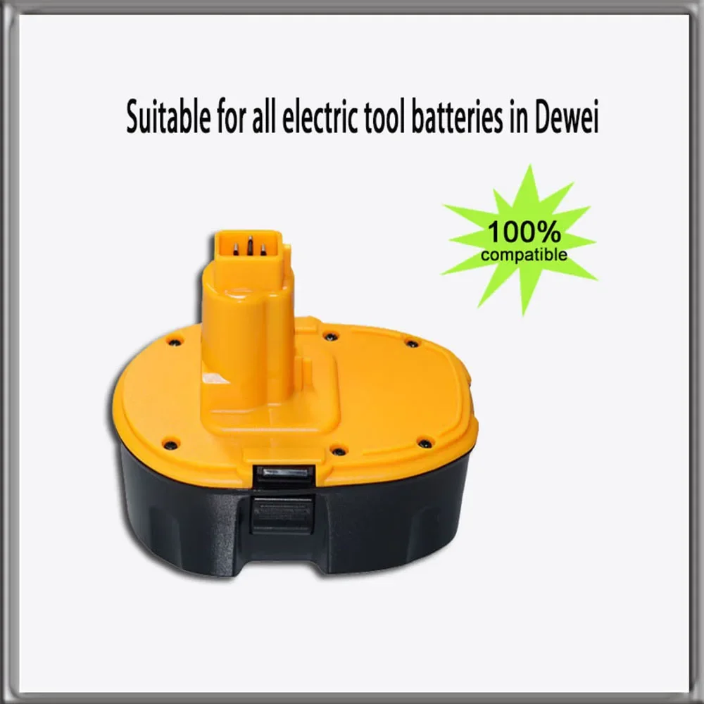 For Dewalt 18V 4800/6800/9800mAh Ni-MH battery，Compatible DC9096 DW9096 DE9039 DE9095 DW9098 Cordless Electric Tool