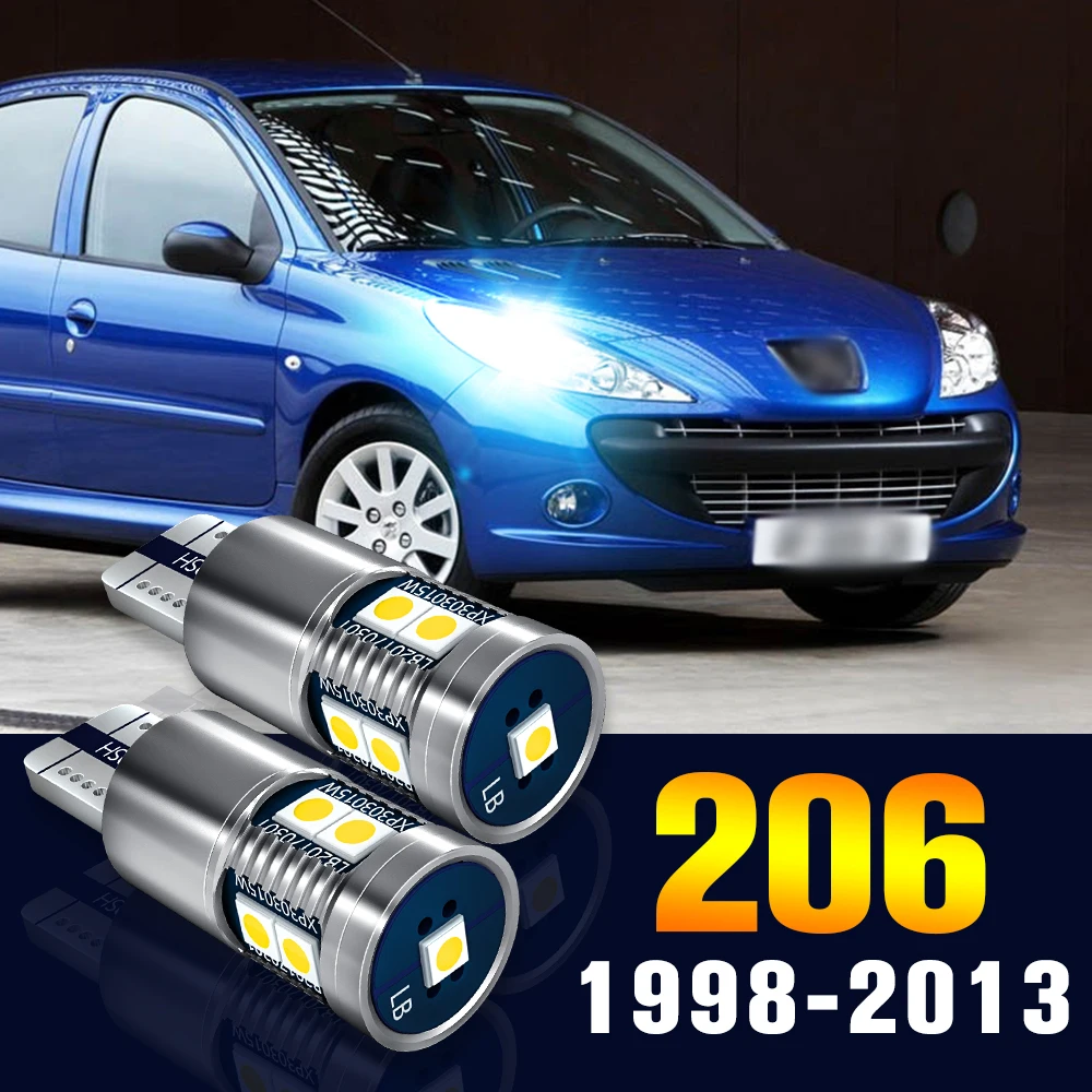 

2pcs LED Clearance Light Bulb Parking Lamp For Peugeot 206 206+ 1998-2013 2005 2006 2007 2008 2009 2010 2011 2012 Accessories