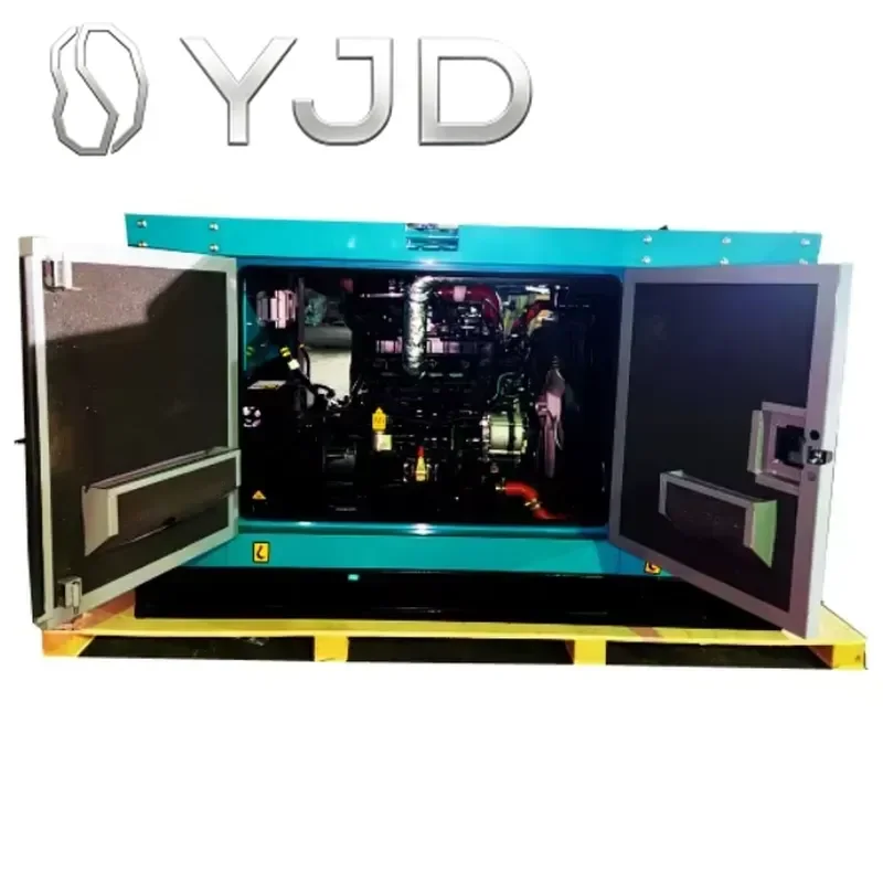 YJD Silent15kw Natural Gas Biogas CNG  Methan Generator with CHP Waste Heat Recovery Powered by  Gas Egnine