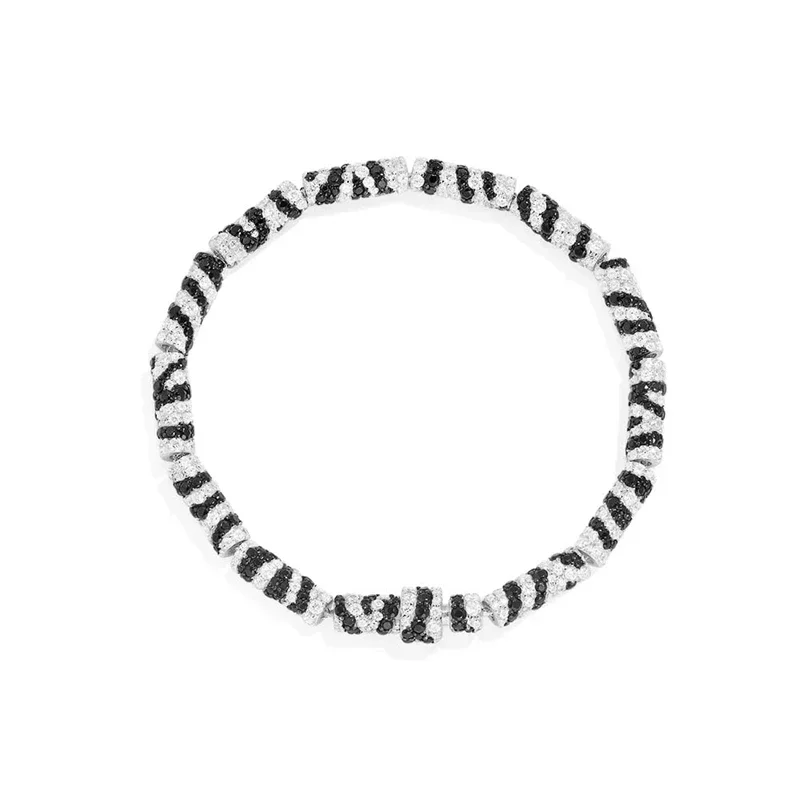 925 Silver January 2024 New Leopard Print Colorful Diamond Earrings Necklace Bracelet Ring For Women Luxury Designer Jewelry view 3