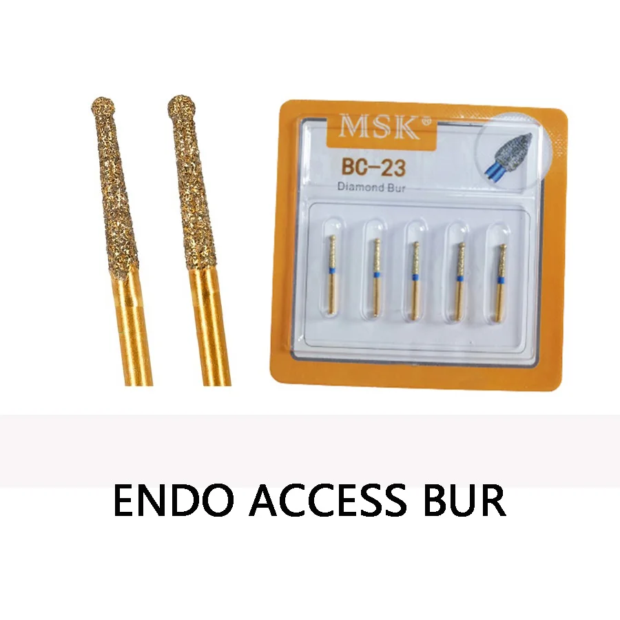 

Dental Diamond Endo Access Gold Drills Open Plup Instrument 10 Pieces Burs/Lot BC-21/BC-22/BC-23/BC-24