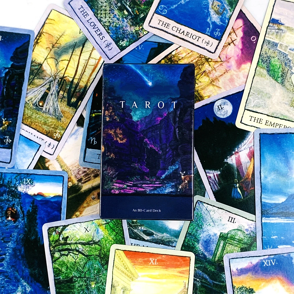 New Tarot Cards Family Gathering Card Game English Vision Fate Divination Party Playing Deck Board Game Meditation & Party Games