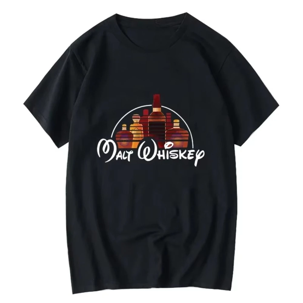 2026 Vintage Wine Bottle Art Graphic T-Shirt Kids Adults Retro Liquor Bar Themed Crew Neck Short Sleeve Casual Tee