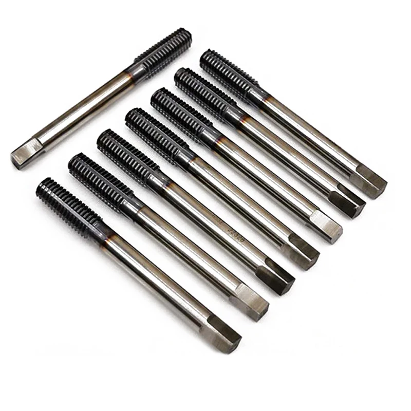 เครื่องอัดขึ้นรูปดอกสว่านสำหรับโลหะสแตนเลสสตีลสกรูโคบอลต์ M1-M12ตัวแบบเกลียวเคลือบด้วย Mata Bor เมตริก
