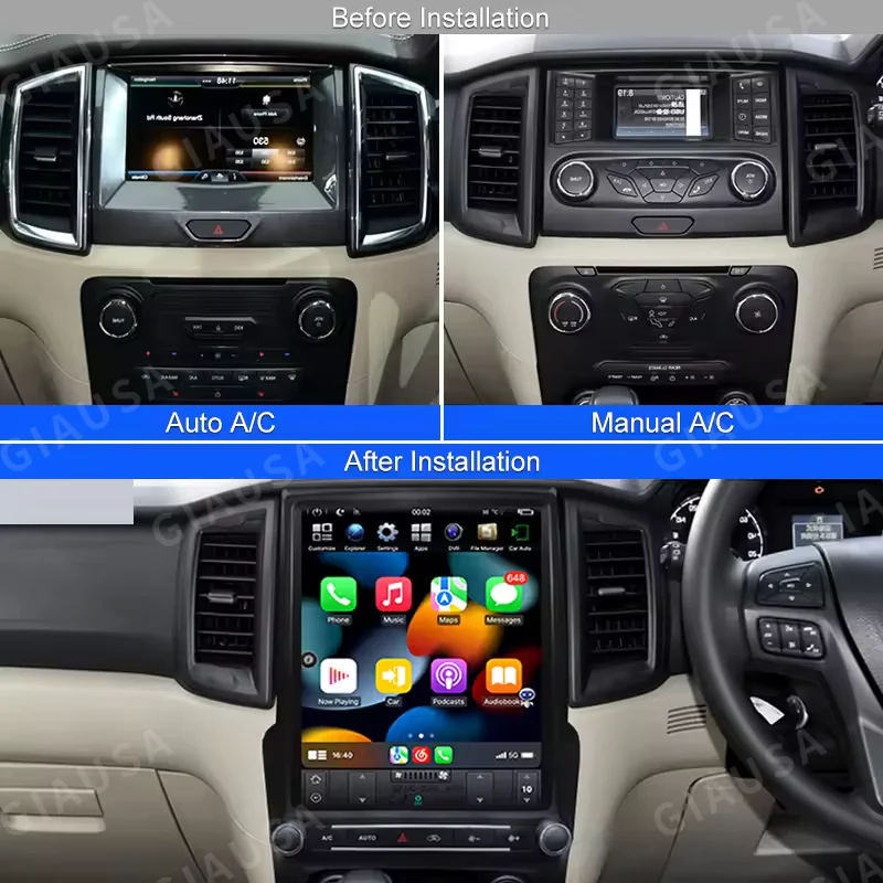 LCD Screen Android 13 Car Radio For Toyota Land Cruiser 100 LC100 For Lexus LX470 2003-2007 CarPlay GPS Player Stereo Unit 2 din