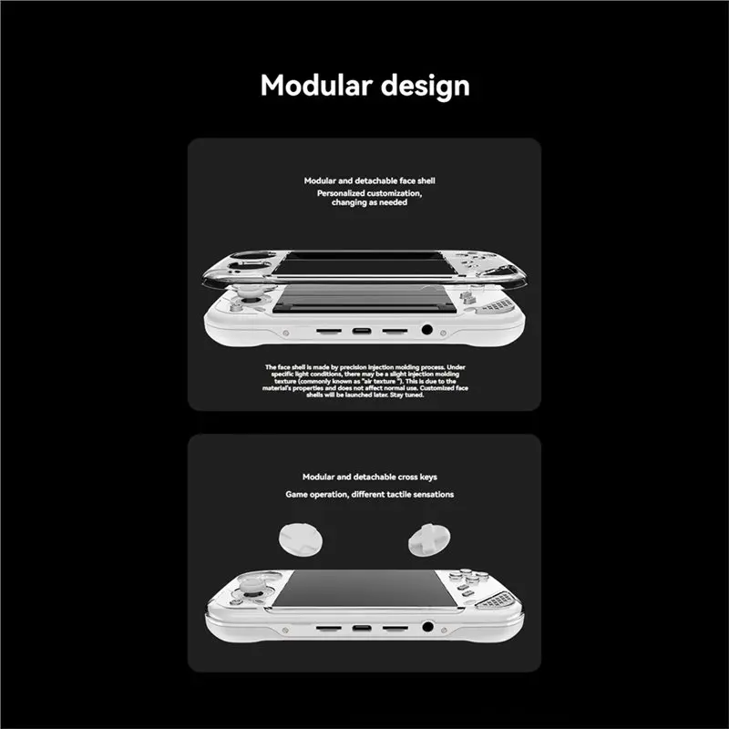 [NEW A09R!】 RGB Hall-Effect Joystick 4Inch IPS Screen Handheld Game Console LOONG OS Modular Open Source Retro Gaming Console