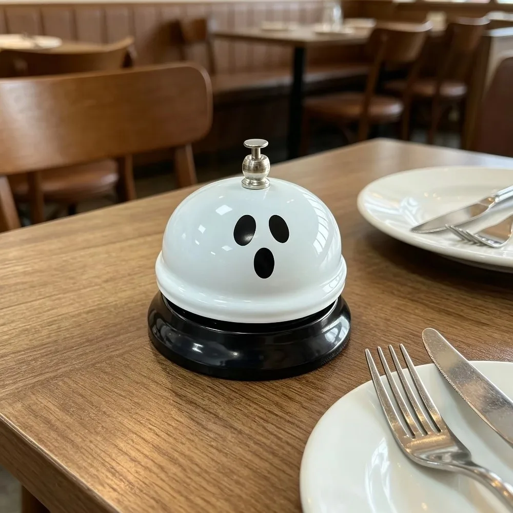 Creative Iron Halloween Cartoon Pressing Bell Anti-Rust Decorative Service Bell Novelty Desk Bell Home Decoration