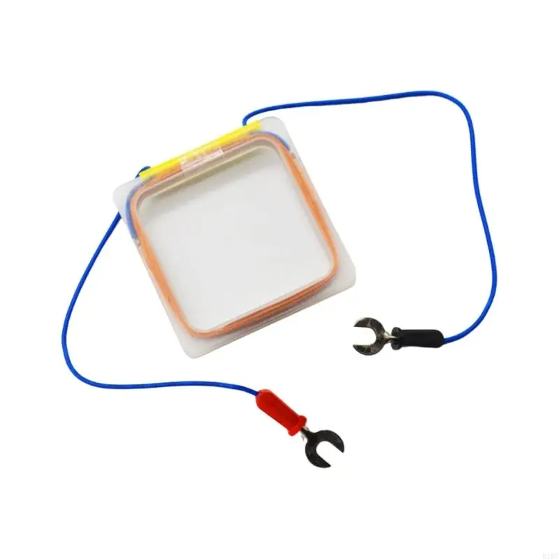 

Square Copper Coil For Electromagnetism Experiment High Conductivity Physics Teaching Aid Educational Lab Equipment