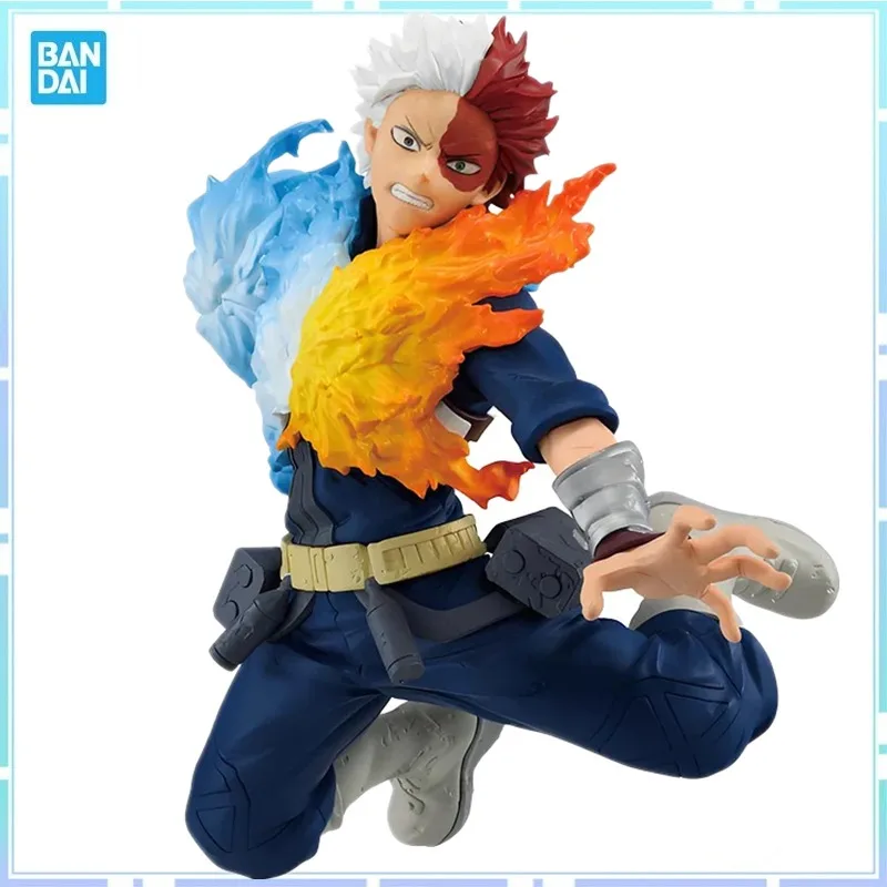 

Bandai Original BANPRESTO Anime My Hero Academia Maximatic Shoto Todoroki PVC Action Figure Collectible Model Toy Gifts