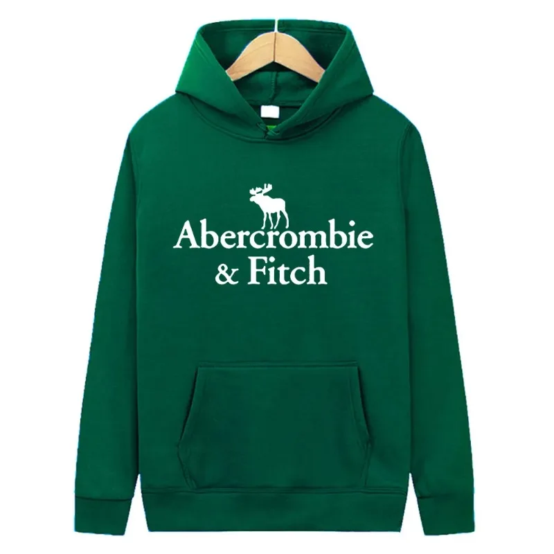 Abercrombie Man Luxury Hoodies Letter Classic Style Men And Women Clothing Winter Autumn Graphic Casual Oversized Pullover Hoode