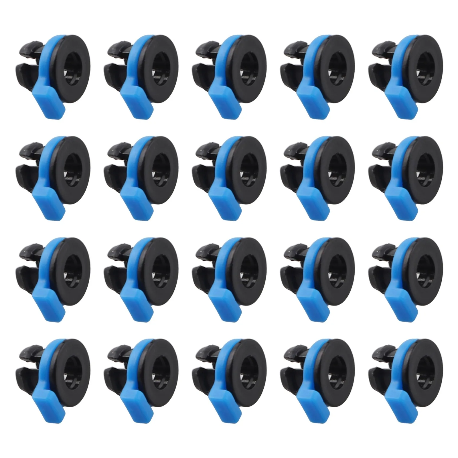 20 Set Tube Collet Clamp Clip Set,for 3D Printer Accessories,for 1.75mm Filament Brake Accessories Tool