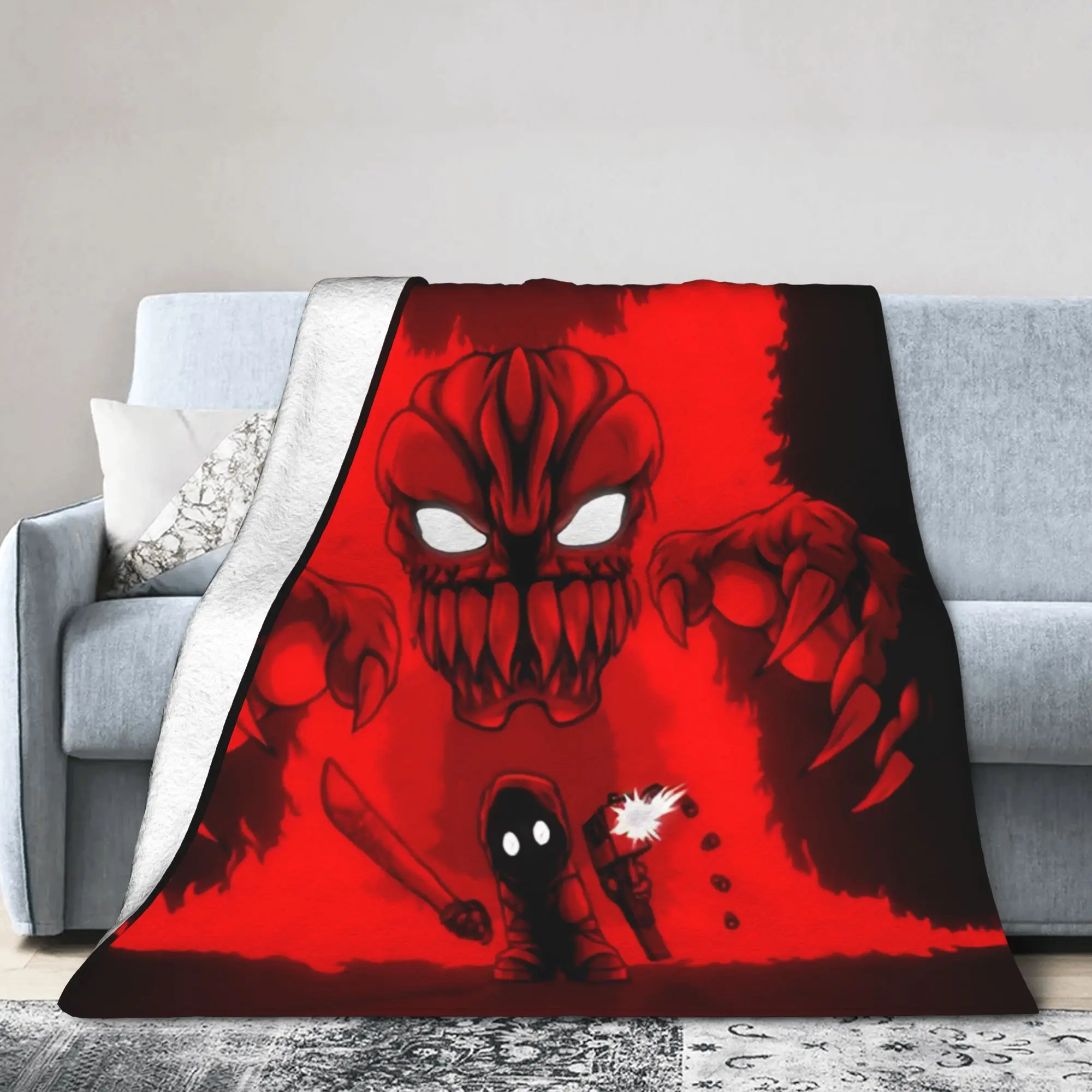 Relax Madness Combat Sketch Action Blanket Merch Sofa Decorative  Throw Blanket Soft Fleece for Outdoor