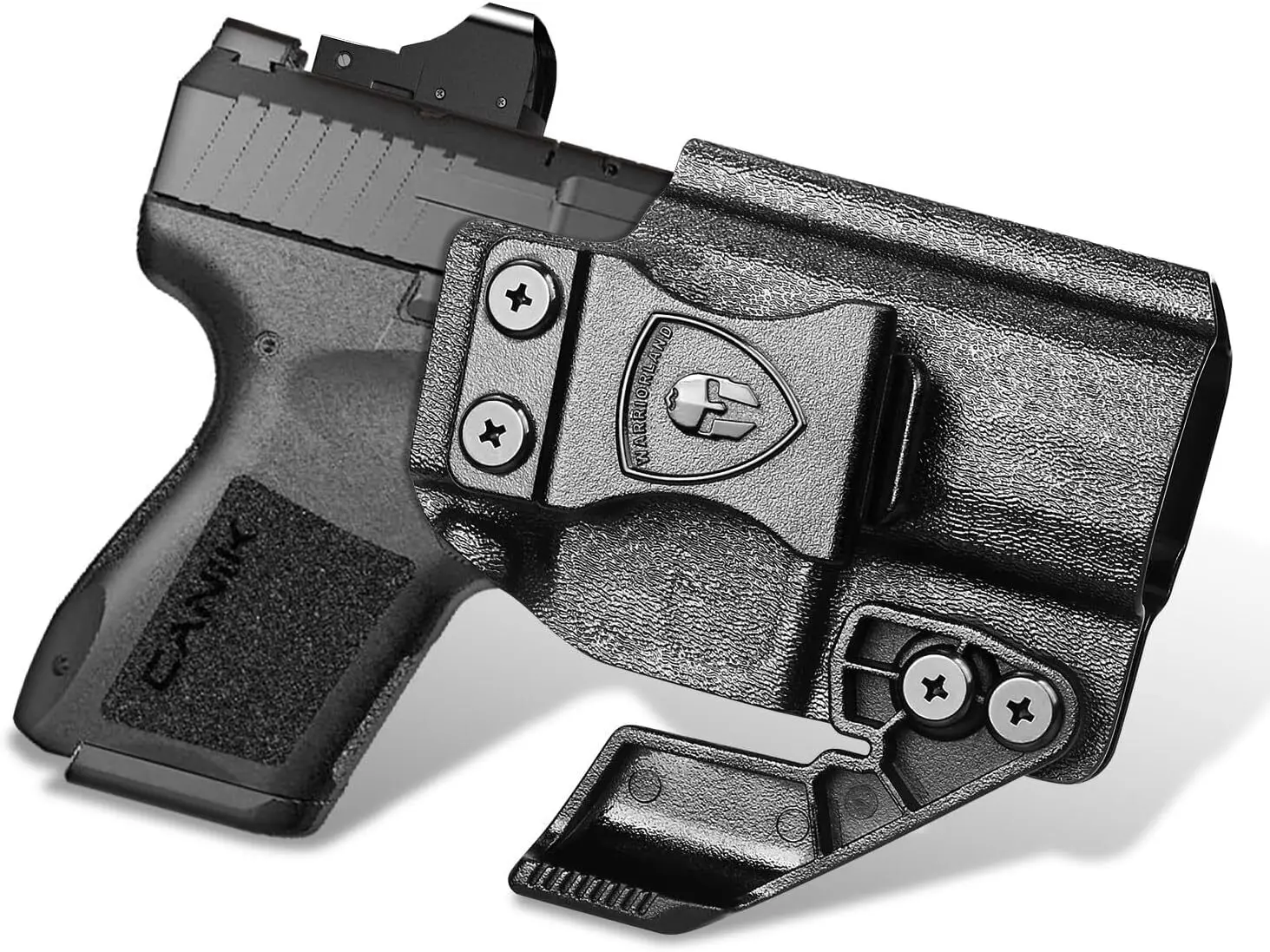 

Compatible with Canik Mete MC9 Pistol,IWB Kydex Holster w/Claw & Optics Cut,Mounting sight,Lock Click Sound,Right hand