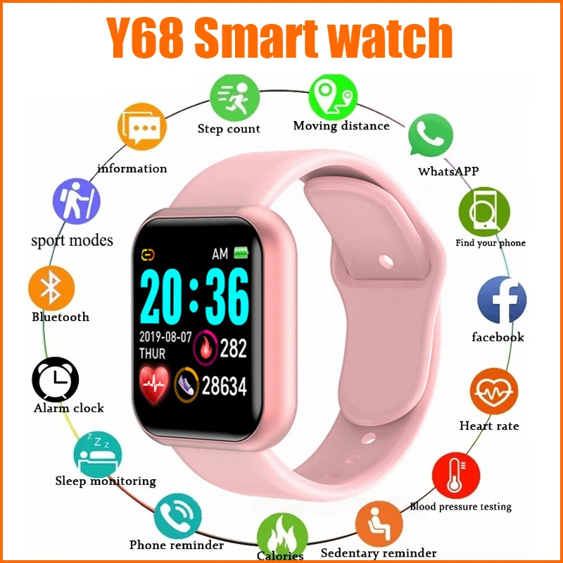 Smart Watch Men Women Bluetooth Connected Music Fitness Sport Bracelet Heart Rate Blood Pressure Sleep Monitor For Xiaomi iPhone