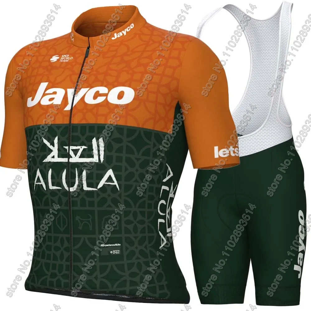 Nederland Jayco Alula Wielertrui 2024 Team Set Zomer Tdf Kleding Racefiets Shirts Pak Fiets Fietsbroek Mtb Maillot