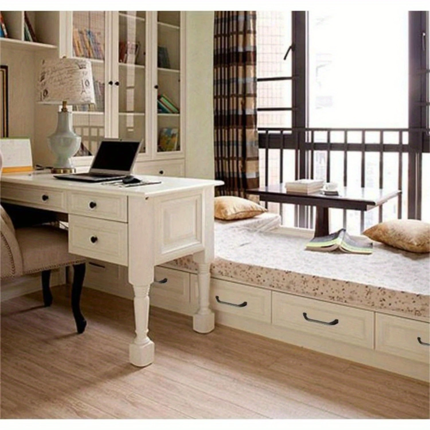 2pcs Silver Brushed Nickel Steel Dresser Drawer Pulls Handles Kitchen Cabinet