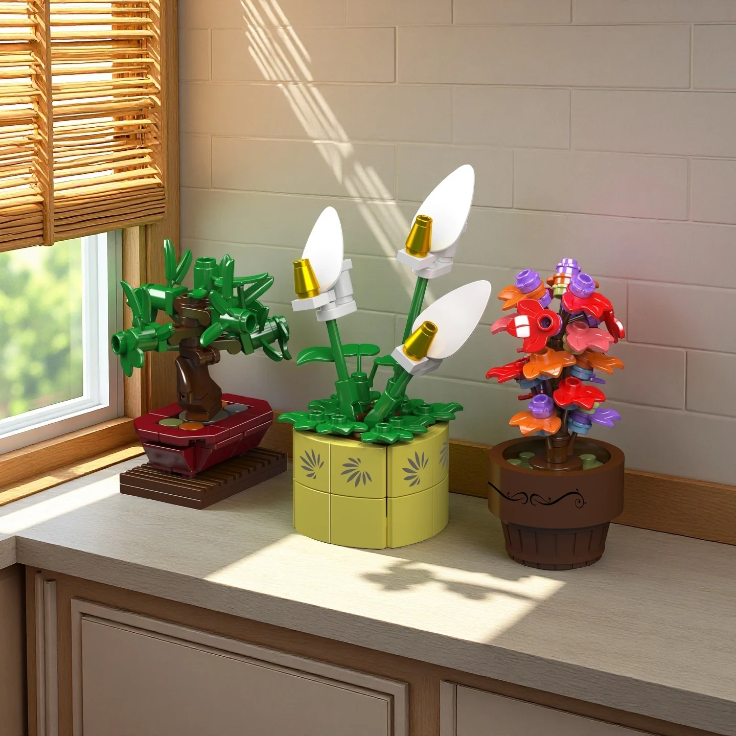 Blok Bangunan Seri Bunga Mould - Plant Parent Pot ulasan dan harga